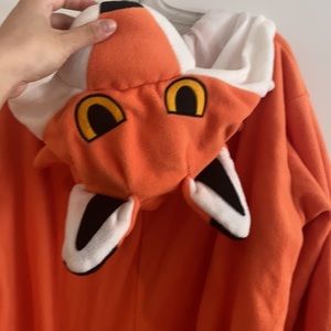 Orange Fox onesie (one size)